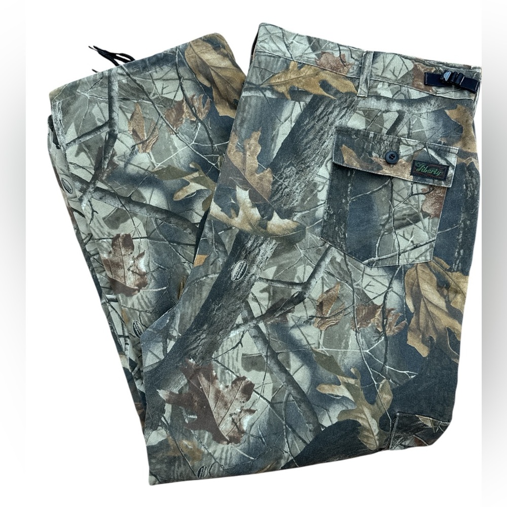 Vintage Liberty Cargo Camouflage Men’s Pants Size 3XL‎ (50-52) Waist Retro Camo